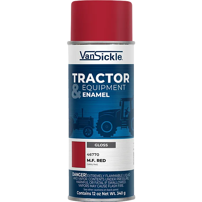 Van Sickle Tractor & Equipment Enamel Gloss M.F. Red  Aerosol