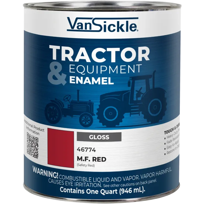 Van Sickle Tractor & Equipment Enamel Gloss M.F. Red Quart
