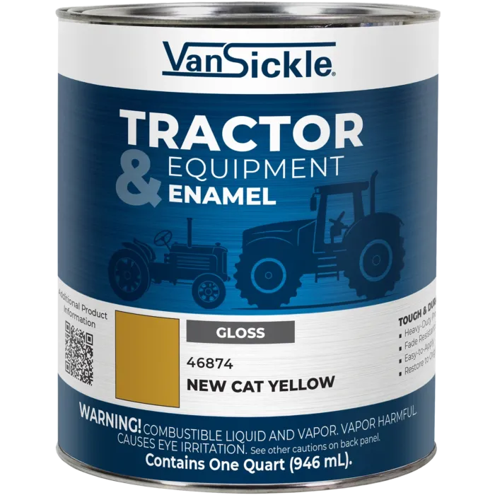 Van Sickle Tractor & Equipment Enamel Gloss New Cat Yellow Quart