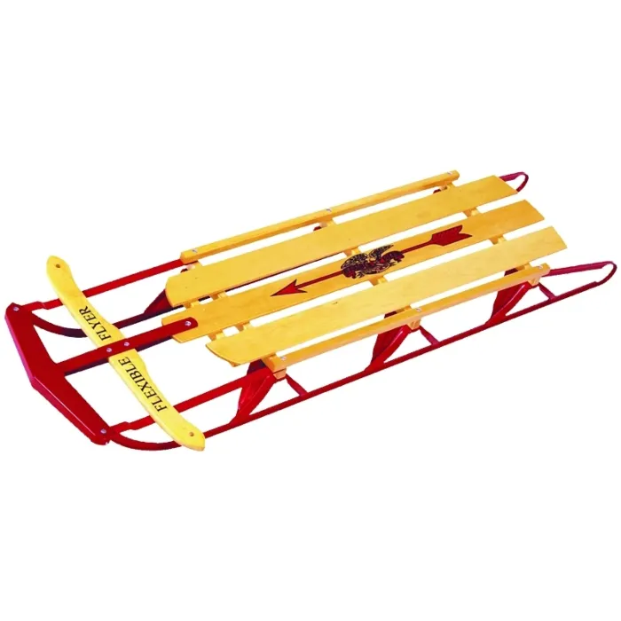 Paricon Steel Flyer Snow Sled (Red)