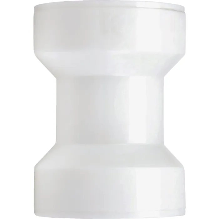 Keeney Insta-Plumb 1-1/2 In. White Plastic Straight Coupling