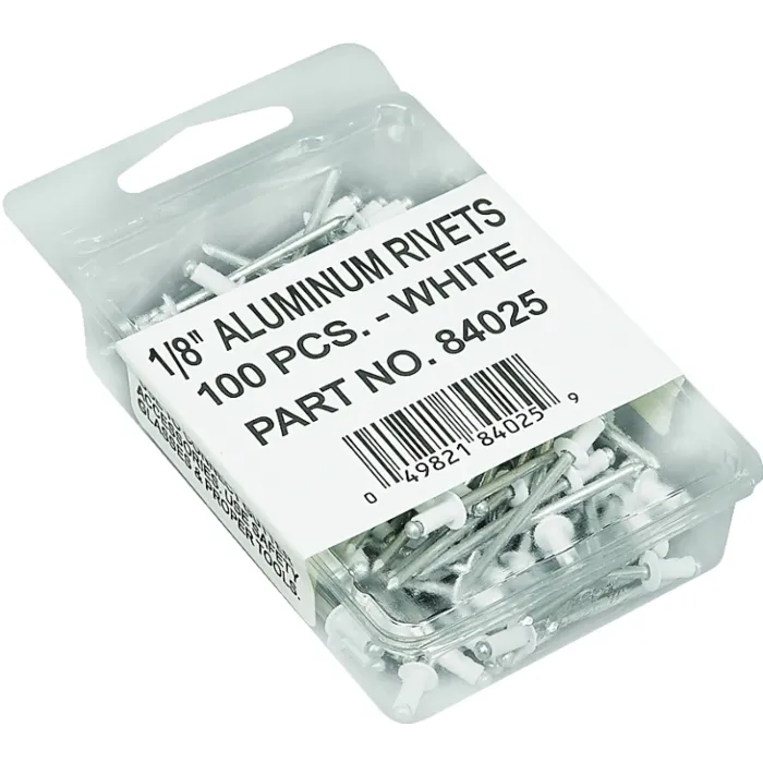 Amerimax Rivet (Aluminum,White - 100 pk) 1-1/2 in