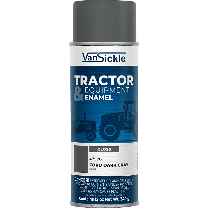 Van Sickle Tractor & Equipment Enamel Spray (Gloss - Ford Dark Gray) 12 oz