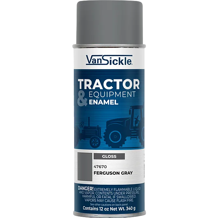 Van Sickle Tractor & Equipment Enamel Spray (Gloss - Ferguson Gray) 12 oz