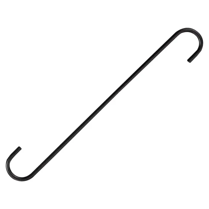 Landscapers Select GB0123L Extender S-Hook, 12 in H, Steel, Black, Hanging Mounting