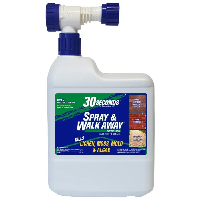 30 Seconds 64SAWA Spray and Walk Away Concrete, 64 oz, Liquid, Characteristic, Pale Yellow
