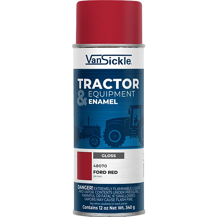Van Sickle Tractor & Equipment Enamel Spray (Gloss - Ford Red) 12 oz
