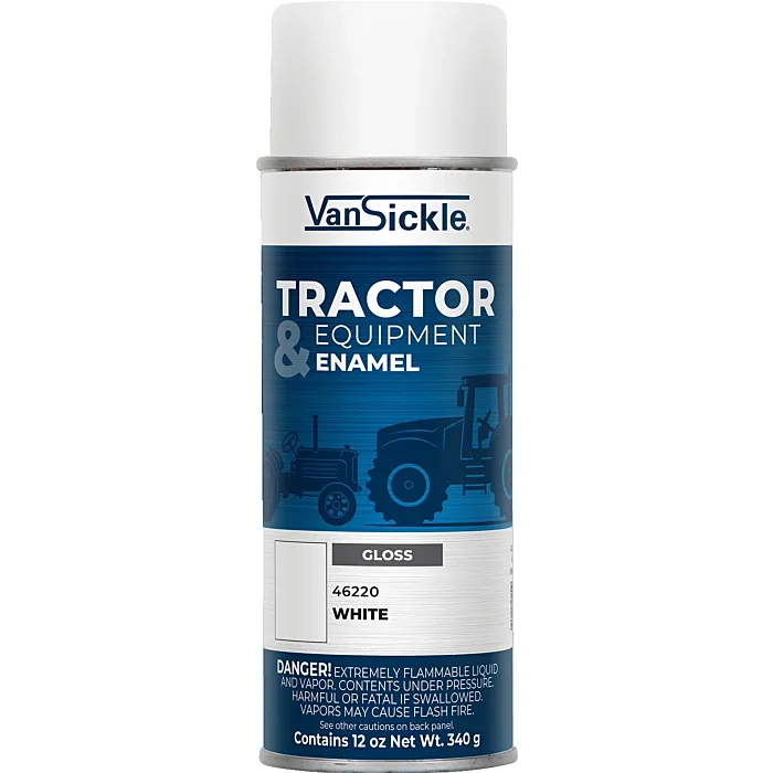 Van Sickle Tractor & Equipment Bobcat Enamel Spray (Gloss - Skid Loader White) 12 oz
