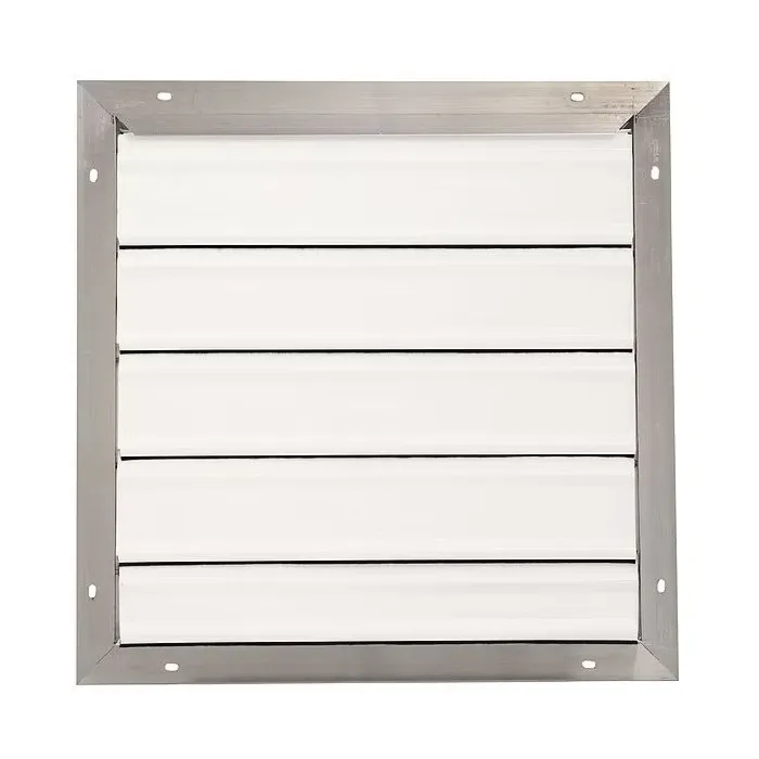 2 Sq ft 5-3/4 in 21 in Backdraft Damper/Wall Shutter