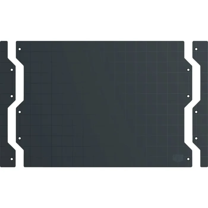 Gator Magnetics 1.5 x 12 Black 16-Gauge Galvanized Steel Wall Target Edge Cap (2-Pack)
