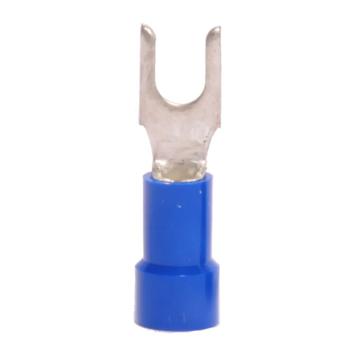 16-14 Vinyl-Insulated Blue Block Spade (100pk) #6
