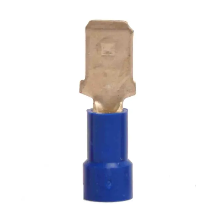 16-14 Vinyl-Insulated Blue Male Disconnect (10pk) 1/4 in.