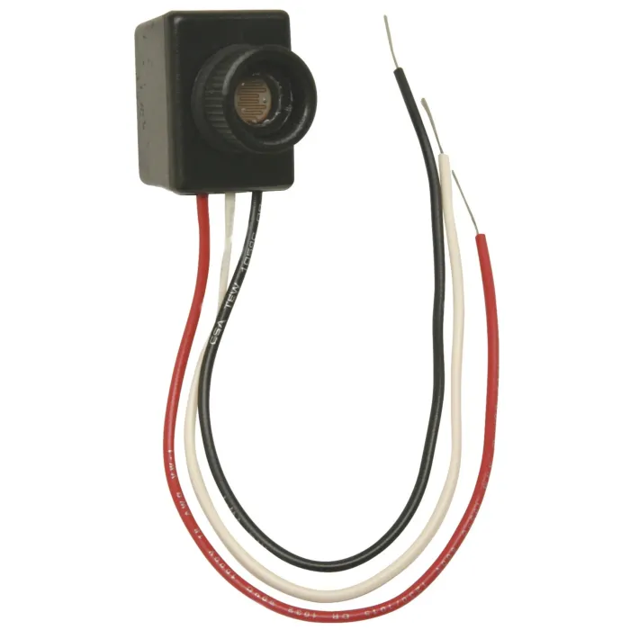 Do it Best Hard Wire Black Photocell Lamp Post Control