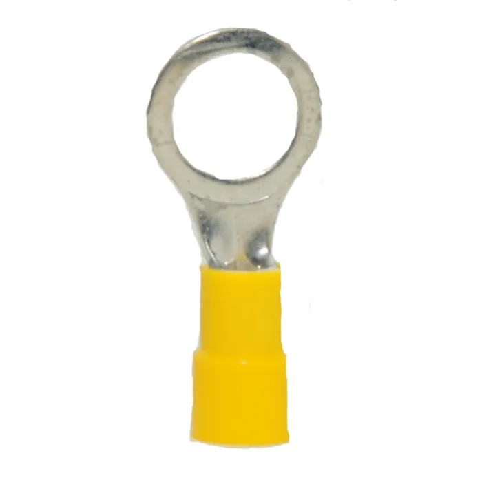 12-10 Vinyl-Insulated Yellow Ring Terminal (50pk) 3/8 in.