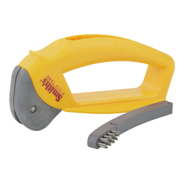 Smith's Plastic Head Yellow Axe and Machete Sharpener