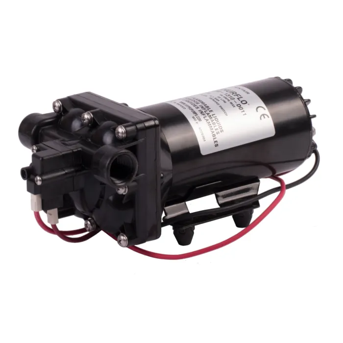 Shurflo 12V 5.3 GPM 60psi Electric Demand Diaphragm Pump with 1/2" Male NPT Ports