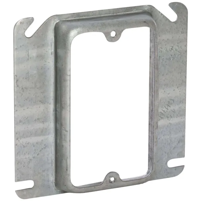 Southwire 1-Device Combination Square Raised Cover - 4 in. x 4 in.