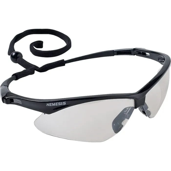 Jackson Safety GLASSES SAFETY BLK W/CLR LENS