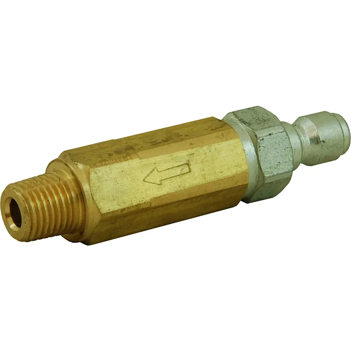 . 1/4 in Plug x 1/4 in MPT 5000 psi Premium In-line High Pressure Filter with Quick Connect Inlet