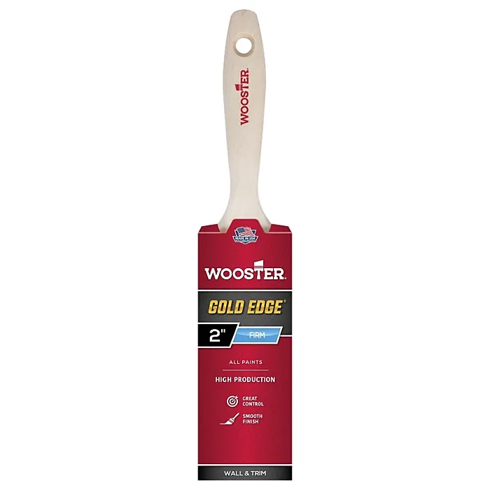 WOOSTER Gold Edge 2 in. Flat Sash Brush