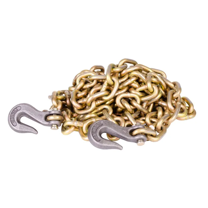 Peerless 3/8 in 20 ft Yellow Zinc Transport Chain