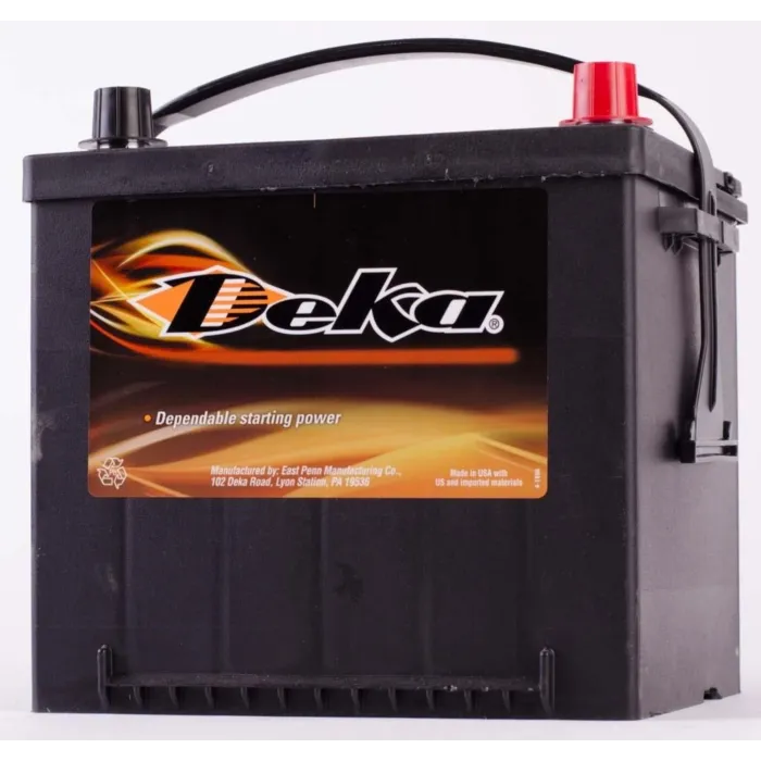 Deka Premium 540 CCA Generator/Automotive Battery 12V Top Post Right Positive