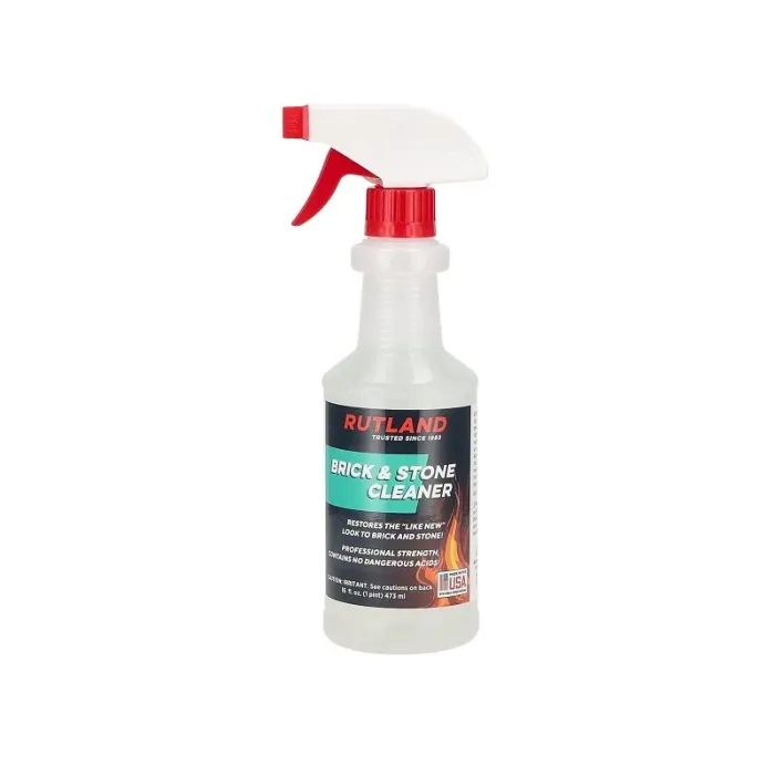 Rutland 83-6 Brick and Stone Cleaner, Liquid, Clear, Mild, 16 fl-oz, Bottle