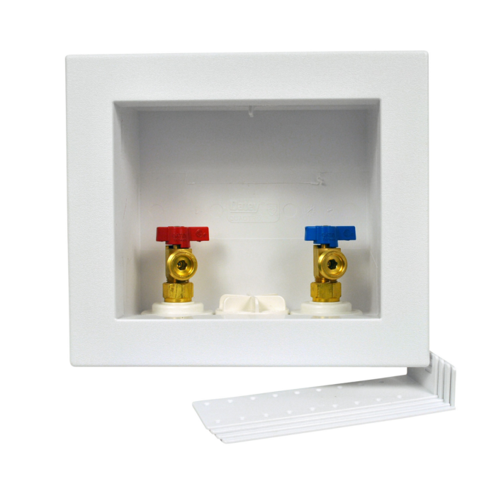 OATEY Quadtro, 1/4 Turn, F1807 Washing Machine Outlet Box – Display Box