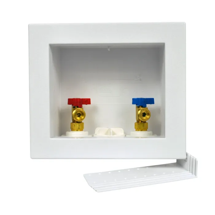 OATEY Quadtro, 1/4 Turn, F1807 Washing Machine Outlet Box – Display Box