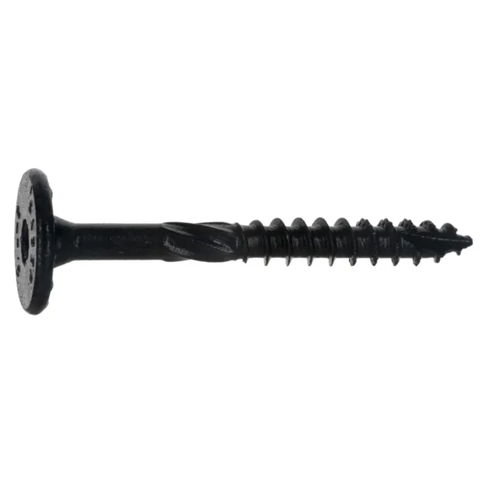 Midwest Fastener 3/8" x 2-7/8" Flat Head, Structural Screw, XL1500 Coating, Black (Bulk Box 50 pc)