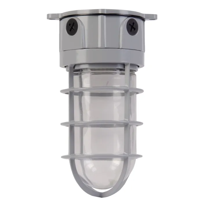 Cooper Lighting Solutions Vapor Proof Utility Light with Cage