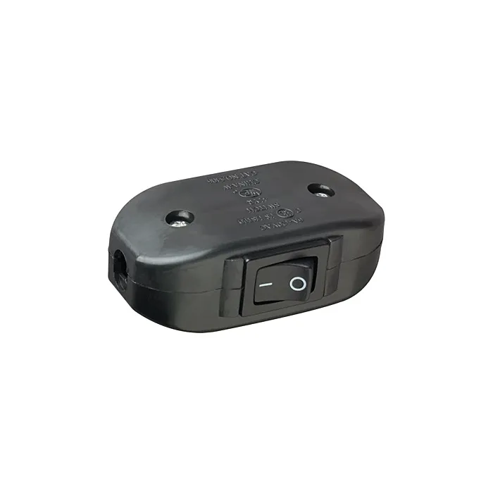 Pass & Seymour Feed Thru Appliance Switch, Black