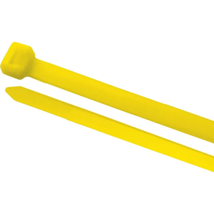 Cable Tie Express 40 lb Nylon 66 Yellow Intermediate Cable Tie