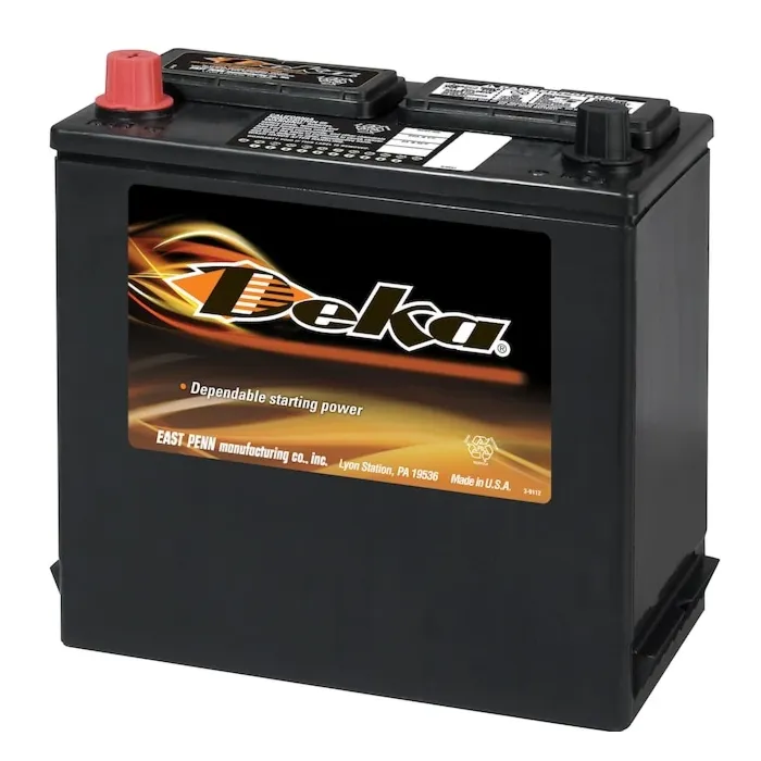 Deka 12 V Tapered Post 485 Flooded Automotive Battery