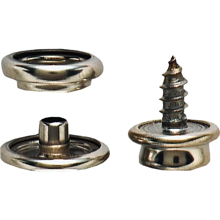 General Tools General 1268 Snap Fastener Refill, Solid Brass, Nickel