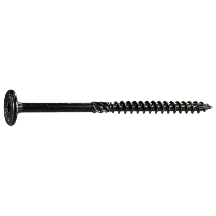 Midwest Fastener 5/16" x 4-1/2" Flat Head, Structural Screw, XL1500 Coating, Black (Bulk Box 30 pc)