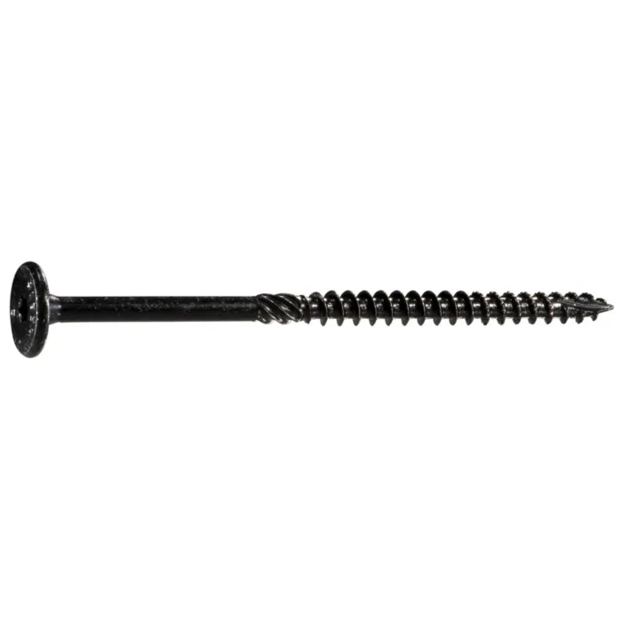 Midwest Fastener 5/16" x 5" Flat Head, Structural Screw, XL1500 Coating, Black (Bulk Box 25 pc)