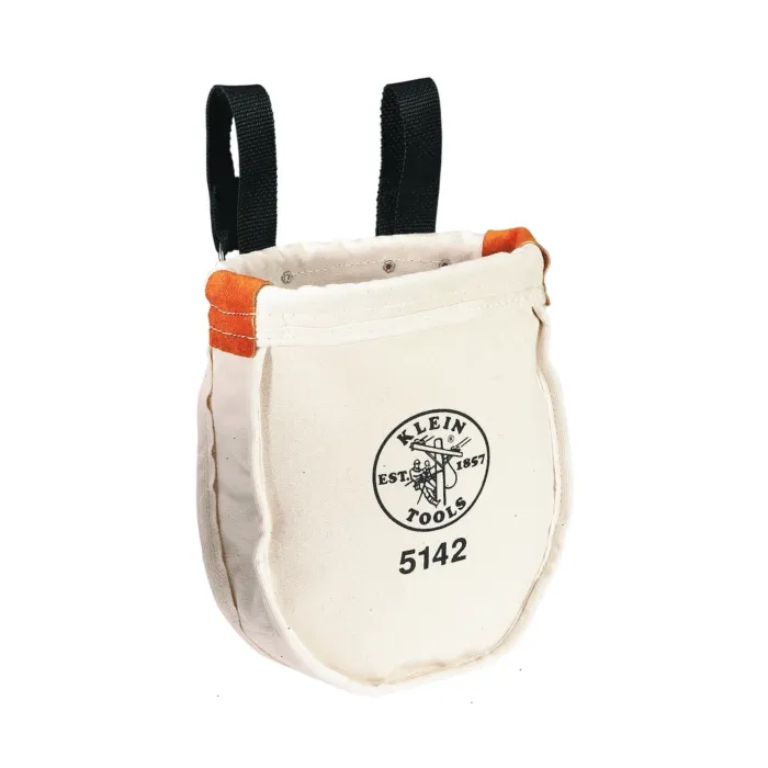 Klein Tools Tool Bag, Canvas Utility Bag, Loop Connection, 9 x 8 x 10-Inch