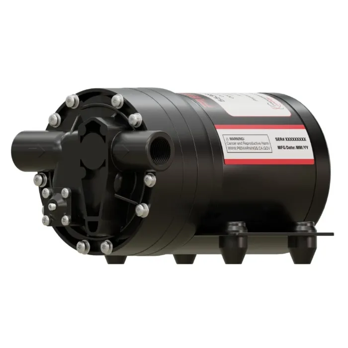 Remco 12V 7.0GPM 60psi Electric Bypass Diaphragm Pump with 1/2" Female NPT Ports