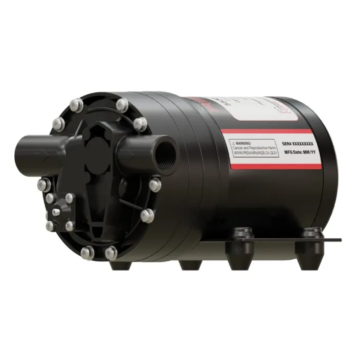 Remco 12V 7.0GPM 100psi Electric Bypass Diaphragm Pump with 1/2" Female NPT Ports