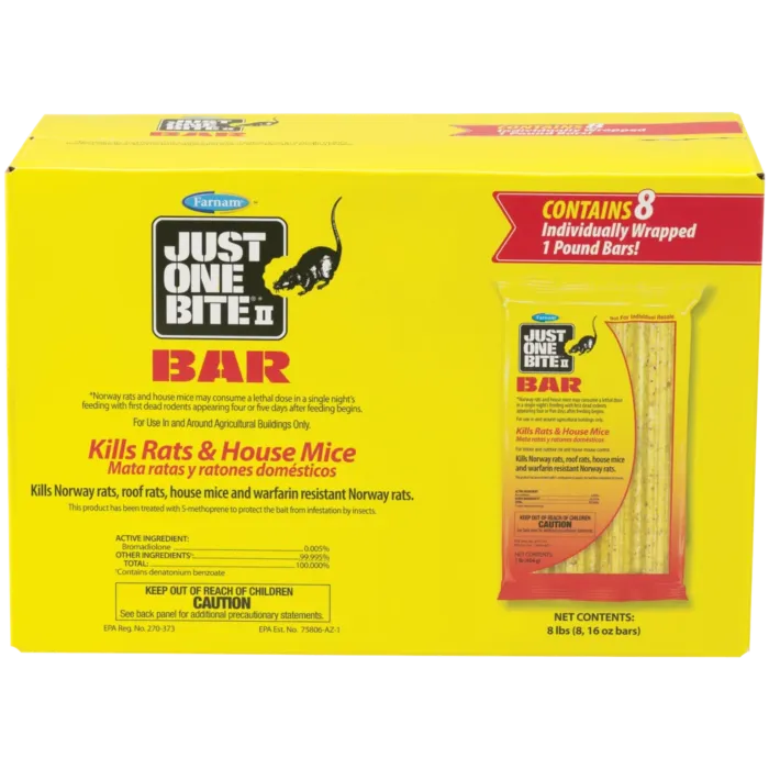 Just One Bite Farnam JUST ONE BITE® 100504295 Solid Yellow with Brown and White Just One Bite II Bar