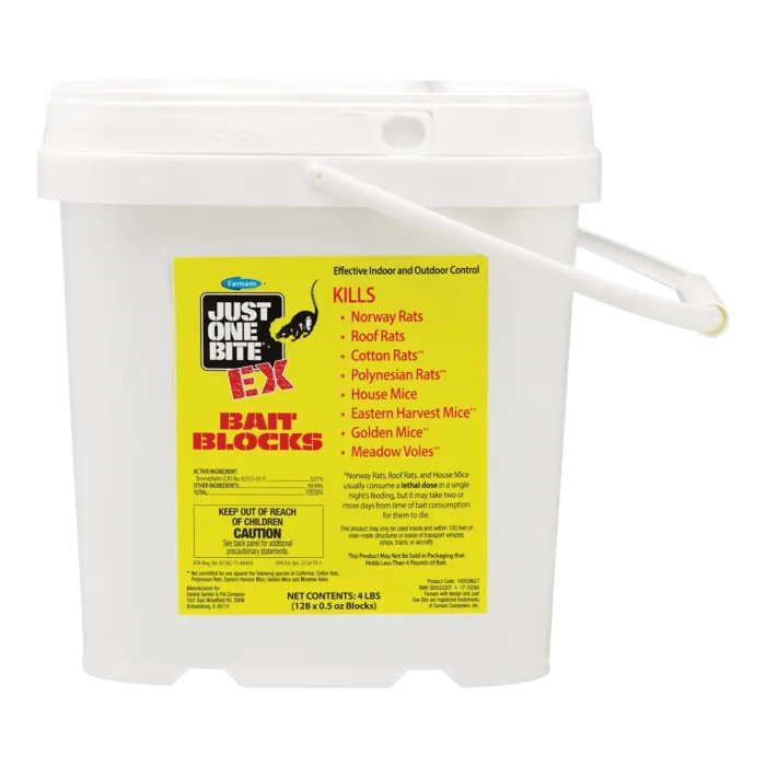 Just One Bite Central Garden & Pet Company JUST ONE BITE® 100528627 Solid Mild 4 lb EX Bait Block