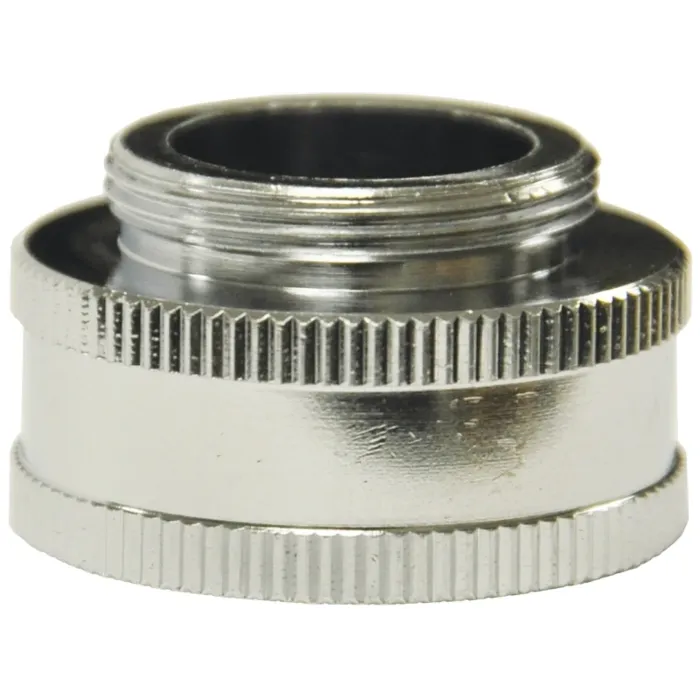 Danco 10511 Washing Machine Adapter, 3/4 in x 55/64-27 in, GHTF x Male, Brass, Chrome Plated