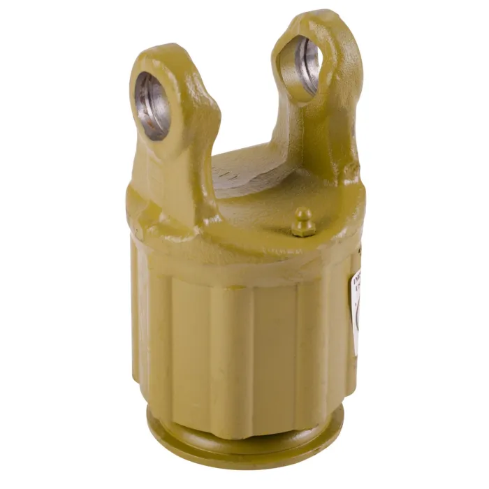 Weasler AB4,AW21 series ratchet clutch yoke with 1 3/8-6 spline bore and spring-lok connection