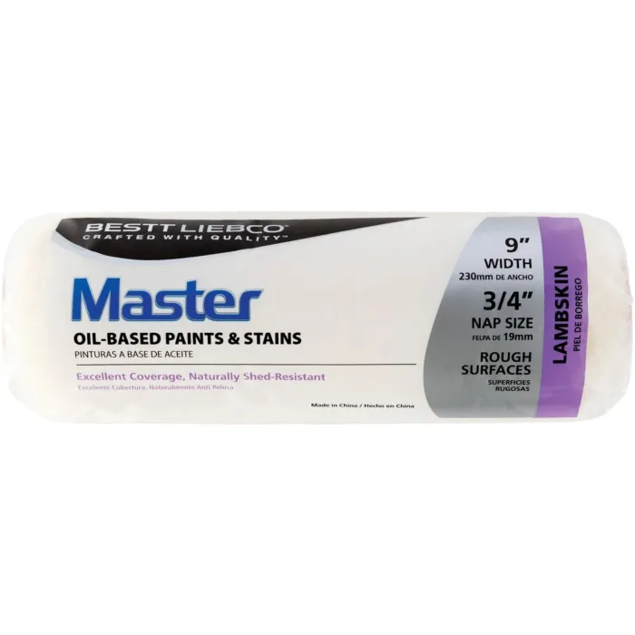 Bestt Liebco Master 9 in. x 3/4 in. Nap Lambskin Roller Cover