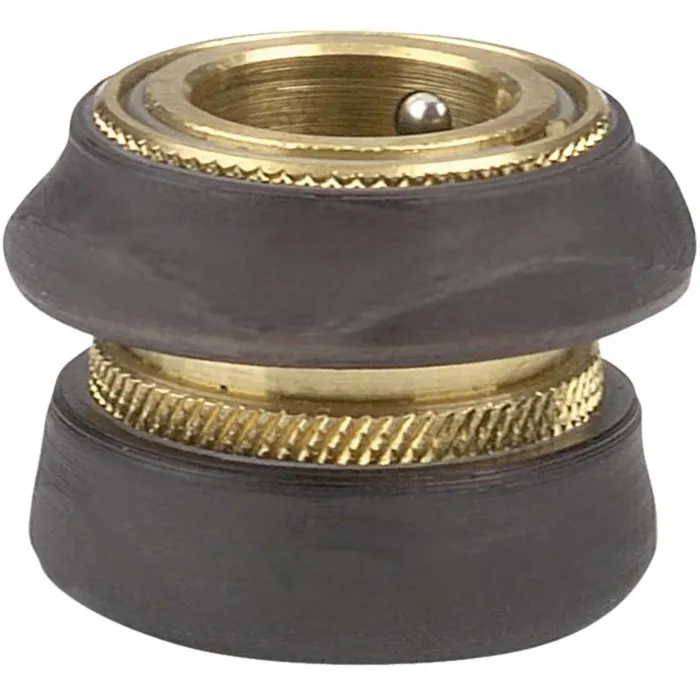 Gilmour 809014-1002 Hose Quick Connector Female, Female, Brass, Bronze