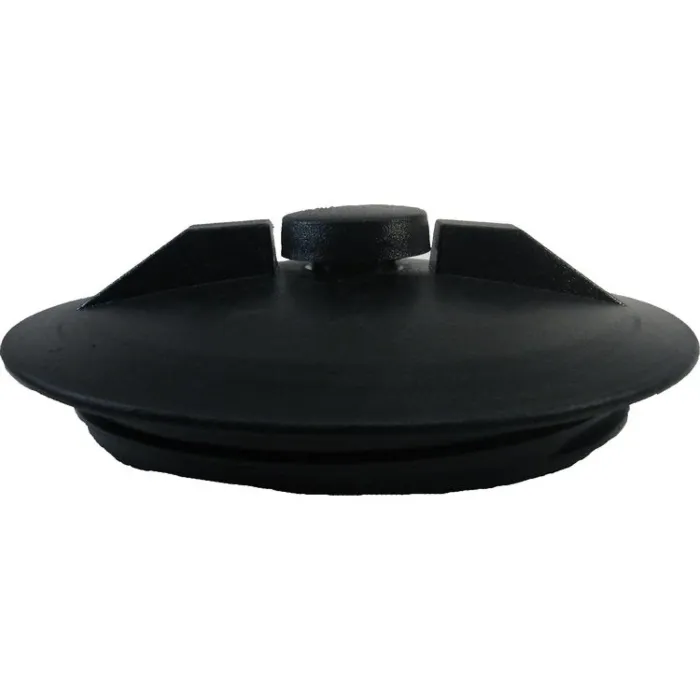 Norwesco 8 in Connection Size Black 10 in Lid With Air Went