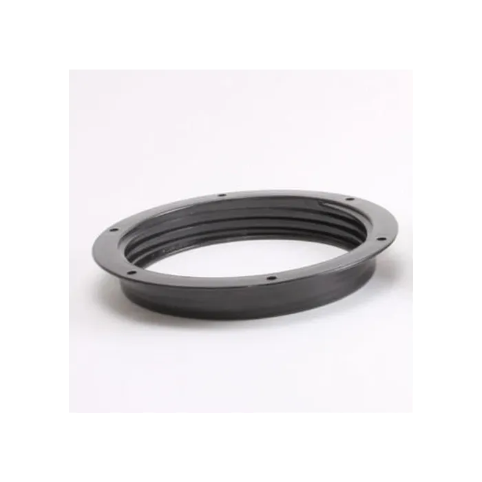 Norwesco 8 in Connection Size Polyethylene Black Tank Ring