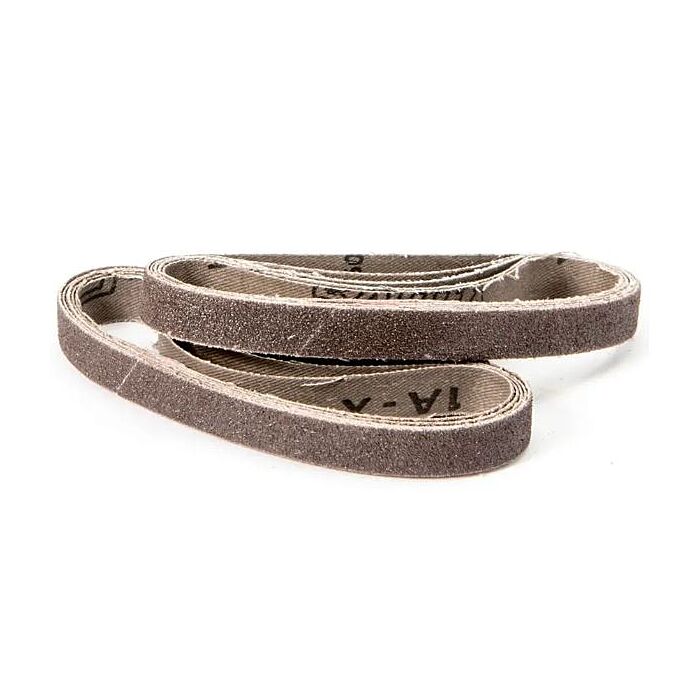 United Abrasives Aluminum Oxide - Closed Coat (1A-X / 2A-X ) File Belts, 18 in x 1/2 in, 80 Grit