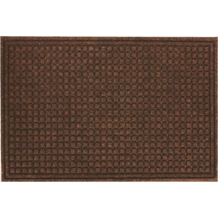 Apache Mills Carpet/Recycled Rubber Door Mat (Walnut) 24 in. x 36 in.